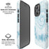 Blue and White Tie Dye iPhone 16 Pro Magsafe Impact Case